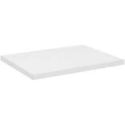 Plan Double Vasque|Meublorama Plan vasque VANO Blanc alpin L50 x P40 x H2 cm Elégance compacte à poser