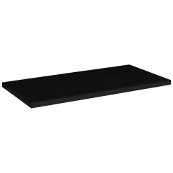 Plan Double Vasque|Meublorama Plan vasque VANO L80 x P40 cm Noir mat À poser Design moderne et pratique