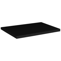 Plan Double Vasque|Meublorama Plan vasque VANO L50 x P40 cm Noir mat À poser Elément design compact