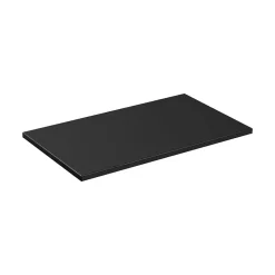 Plan Double Vasque|Meublorama Plan vasque VANTA 80 cm noir Plateau pour meuble sous vasque