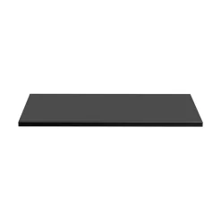 Plan Double Vasque|Meublorama Plan vasque VANTA 80 cm noir Plateau pour meuble sous vasque