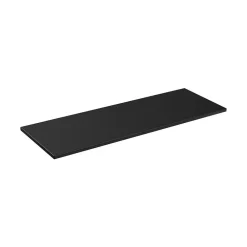 Meublorama Plan vasque VANTA 160 cm noir Plateau grande longueur pour meuble sous vasque