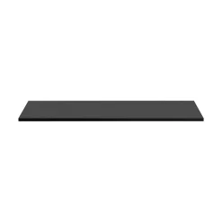 Plan Double Vasque|Meublorama Plan vasque VANTA 140 cm noir Plateau grande largeur pour meuble sous vasque