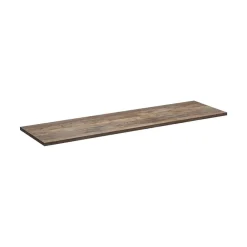 Plan Double Vasque|Meublorama Plan vasque VANTA chene foncé 120 cm Tablette de salle de bain