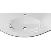 Plan vasque verre Vague version centre 138 cm
