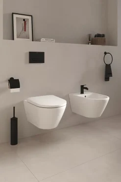 Duravit Plaque de commande et de déclenchement de chasse pour WC et toilettes - Blanc - 21,7x1x14,7cm (LxPxH) - DuraSystem