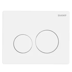 Wc Suspendu|Siamp Plaque de commande Sphère Ingenio chromé