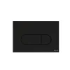 Wc Suspendu|Vitra Plaque de commande Root Round Noir mat