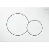 Geberit Plaque de commande WC Sigma01 double touche: blanc alpin