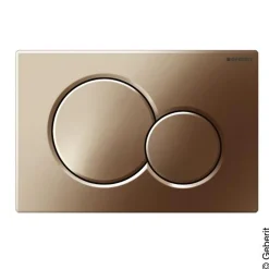 Geberit Plaque de commande WC Sigma01 double touche: blanc alpin