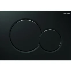 Geberit Plaque de déclenchement Sigma01, Noir brillant
