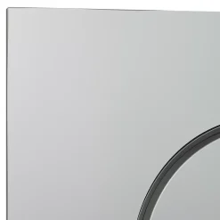 Wc Suspendu|GoodHome Plaque de déclenchement WC double touche chrome mat