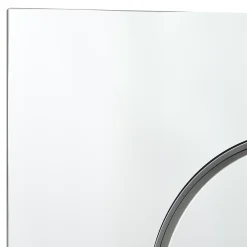 GoodHome Plaque de déclenchement WC double touche chromée