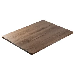 Plan De Travail Buanderie|KOLM Plateau laminé chêne chocolat 120 x 60 cm pour bureau, table, table basse