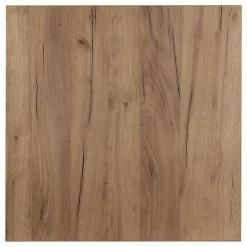 KOLM Plateau laminé chêne craft 90 x 90 cm pour bureau, table, table basse