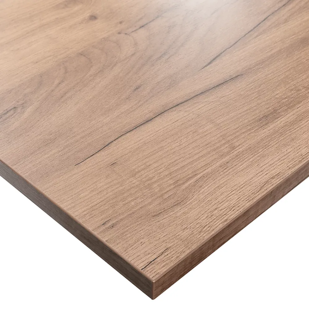 KOLM Plateau laminé chêne craft 120 x 60 cm pour bureau, table, table basse