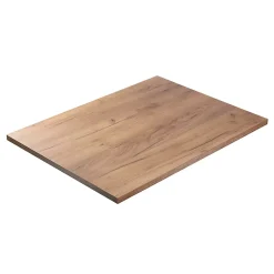 KOLM Plateau laminé chêne craft 120 x 60 cm pour bureau, table, table basse