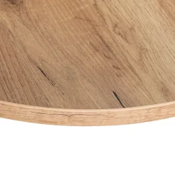 Plan De Travail Buanderie|KOLM Plateau laminé chêne craft rond, diamètre 68 cm, pour bureau, table, table basse