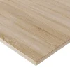 Plan De Travail Buanderie|KOLM Plateau laminé chêne sonoma 160 x 80 cm pour bureau, table, table basse