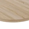 Plan De Travail Buanderie|KOLM Plateau laminé chêne sonoma rond, diamètre 68 cm, pour bureau, table, table basse
