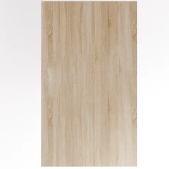 KOLM Plateau laminé chêne sonoma 120 x 80 cm pour bureau, table, table basse