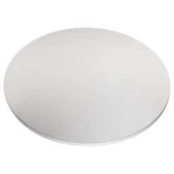 Plan De Travail Buanderie|KOLM Plateau laminé gris rond, diamètre 90 cm, pour bureau, table, table basse