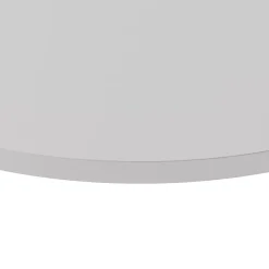 Plan De Travail Buanderie|KOLM Plateau laminé gris rond, diamètre 50 cm, pour bureau, table, table basse