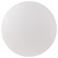 KOLM Plateau laminé gris rond, diamètre 68 cm, pour bureau, table, table basse