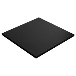 Plan De Travail Buanderie|KOLM Plateau laminé noir 90 x 90 cm pour bureau, table, table basse
