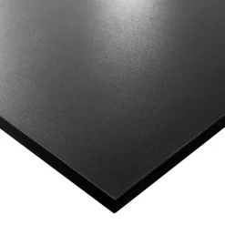 Plan De Travail Buanderie|KOLM Plateau laminé noir 120 x 80 cm pour bureau, table, table basse