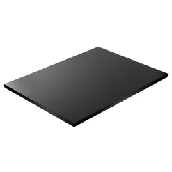 Plan De Travail Buanderie|KOLM Plateau laminé noir 120 x 60 cm pour bureau, table, table basse