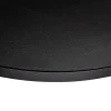 KOLM Plateau laminé noir rond, diamètre 90 cm, pour bureau, table, table basse