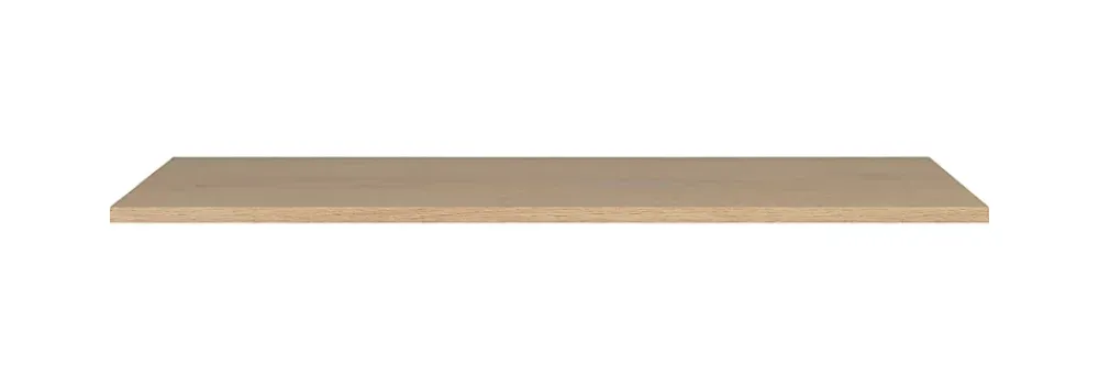 3xE Living Plateau pour armoire de salle de bain, couleur: Chêne Clair, dimensions: 160 x 45 x 1,6 cm