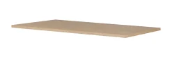 3xE Living Plateau pour armoire de salle de bain, couleur: Chêne Clair, dimensions: 180 x 45 x 1,6 cm