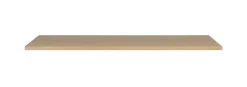 3xE Living Plateau pour armoire de salle de bain, couleur: Chêne Clair, dimensions: 180 x 45 x 1,6 cm