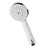 Kibath Poignée de douche manuelle 1 position NAN ronde finition chrome poli en ABS