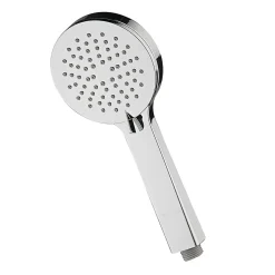 Colonne De Douche Mécanique|Kibath Poignée de douche manuelle 3 positions ALAS ronde finition chrome brillant en ABS