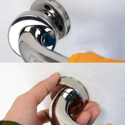 Kibath Poignée de sécurité antidérapante de 40 cm avec finition NOIRE mate en acier inoxydable