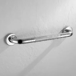 Barre D'Appui|Kibath Poignée de sécurité antidérapante de 30 cm avec finition chromée polie en acier inoxydable