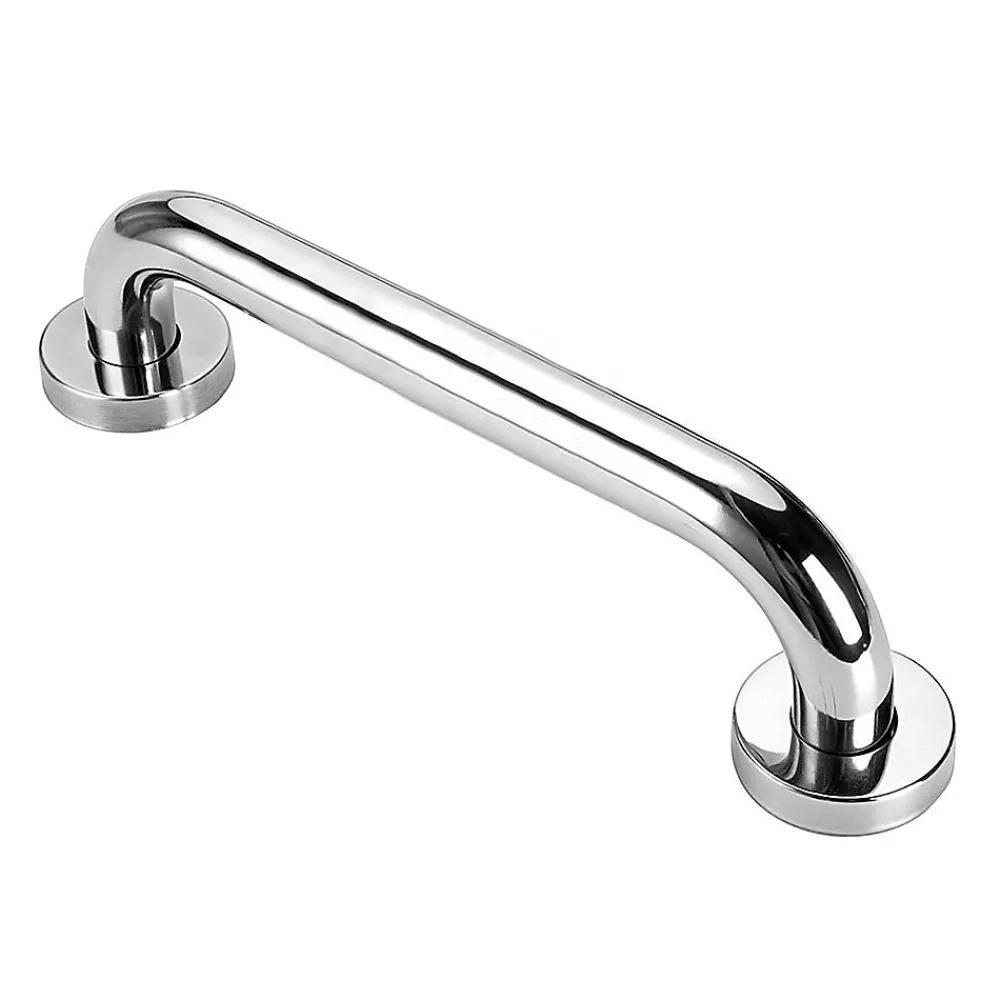 Kibath Poignée de sécurité LISA 30 cm, finition chrome poli, en acier inoxydable