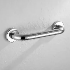 Kibath Poignée de sécurité LISA 40 cm, finition chrome poli, en acier inoxydable