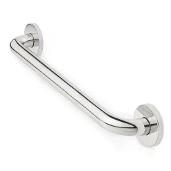 Kibath Poignée de sécurité LISA 40 cm, finition chrome poli, en acier inoxydable