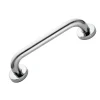 Kibath Poignée de sécurité lisse de 25 cm, finition chromée polie, en acier inoxydable