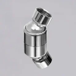Helloshop26 Pomme de douche pluie 30x30 cm argente