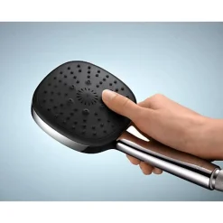 Grohe Pommeau de douche - Vitalio Comfort 110 26092001 - 3 jets Pluie/Stimulant/Massage - Sélection facile -Economie d'eau -C