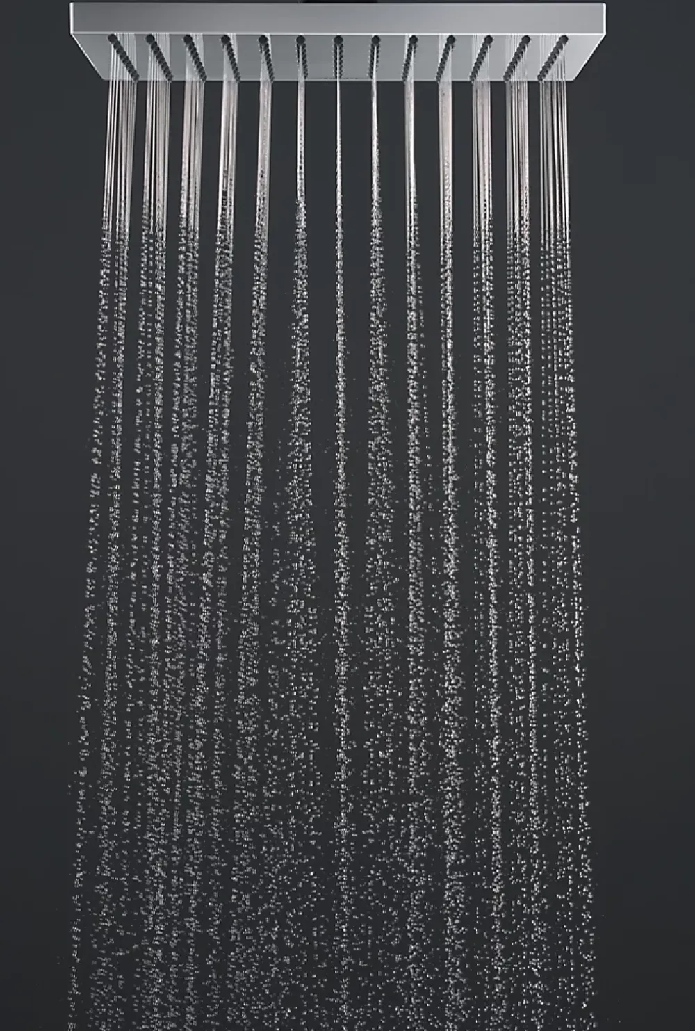 Pommeau De Douche, Flexible Et Barre De Douche|Hansgrohe Pommeau de douche 1 jet, carré, chrome, Vernis Blend