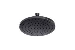 Pommeau De Douche, Flexible Et Barre De Douche|GoodHome Pommeau de douche 1 jet rond, noir, Cavally