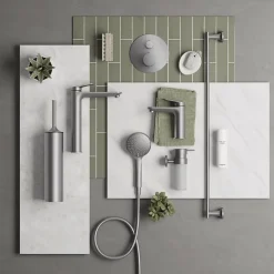 Pommeau De Douche, Flexible Et Barre De Douche|Duravit Pommeau de douche 3 jets Universal avec curseur inox brossé + flexible de douche