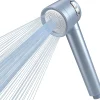 Vendos85 Pommeau de douche bleu haute pression 3 jets filtré