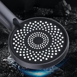 Deko Pommeau de douche domestique, pommeau de douche à main, pommeau de douche, gris pistolet